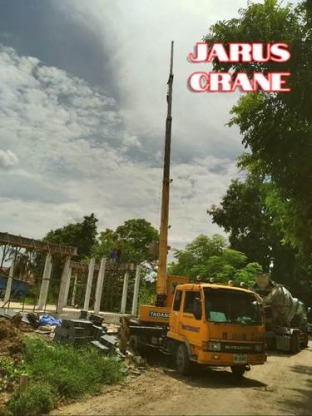 บริการรถเครนสำหรับไซต์งานก่อสร้าง ปราจีนบุรี - เช่ารถเครน สระบุรี รถเครนรับจ้าง บริการ 24 ชม.